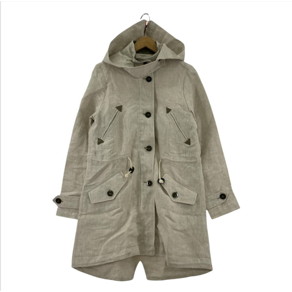 Private White V.C. Hooded Coat Size 3 (Medium) / Light Beige